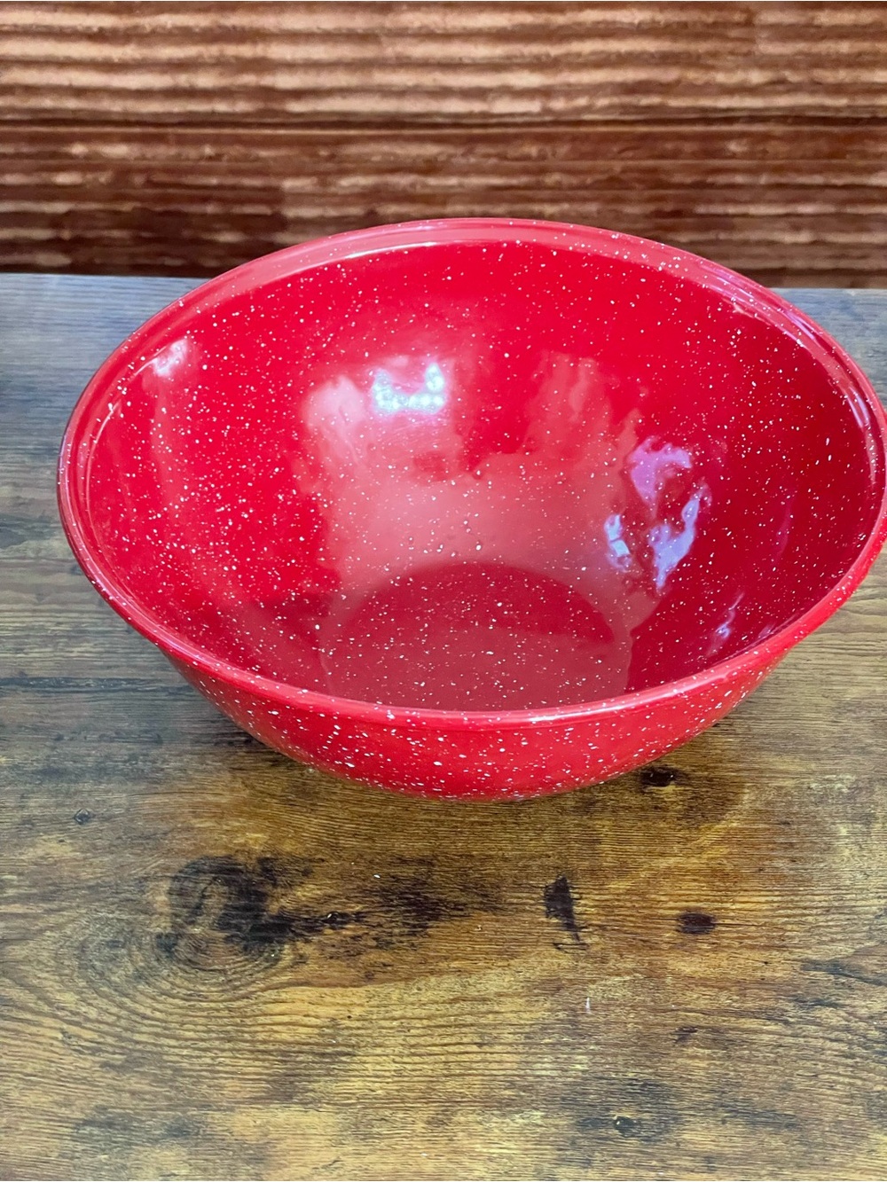 POTTERY BARN Enameled Red Speckled Farmhouse Pitcher Set - Picture 4 of 7